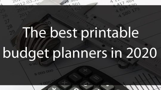 The best printable budget planners in 2020